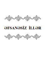 Əfsanəsiz İllər